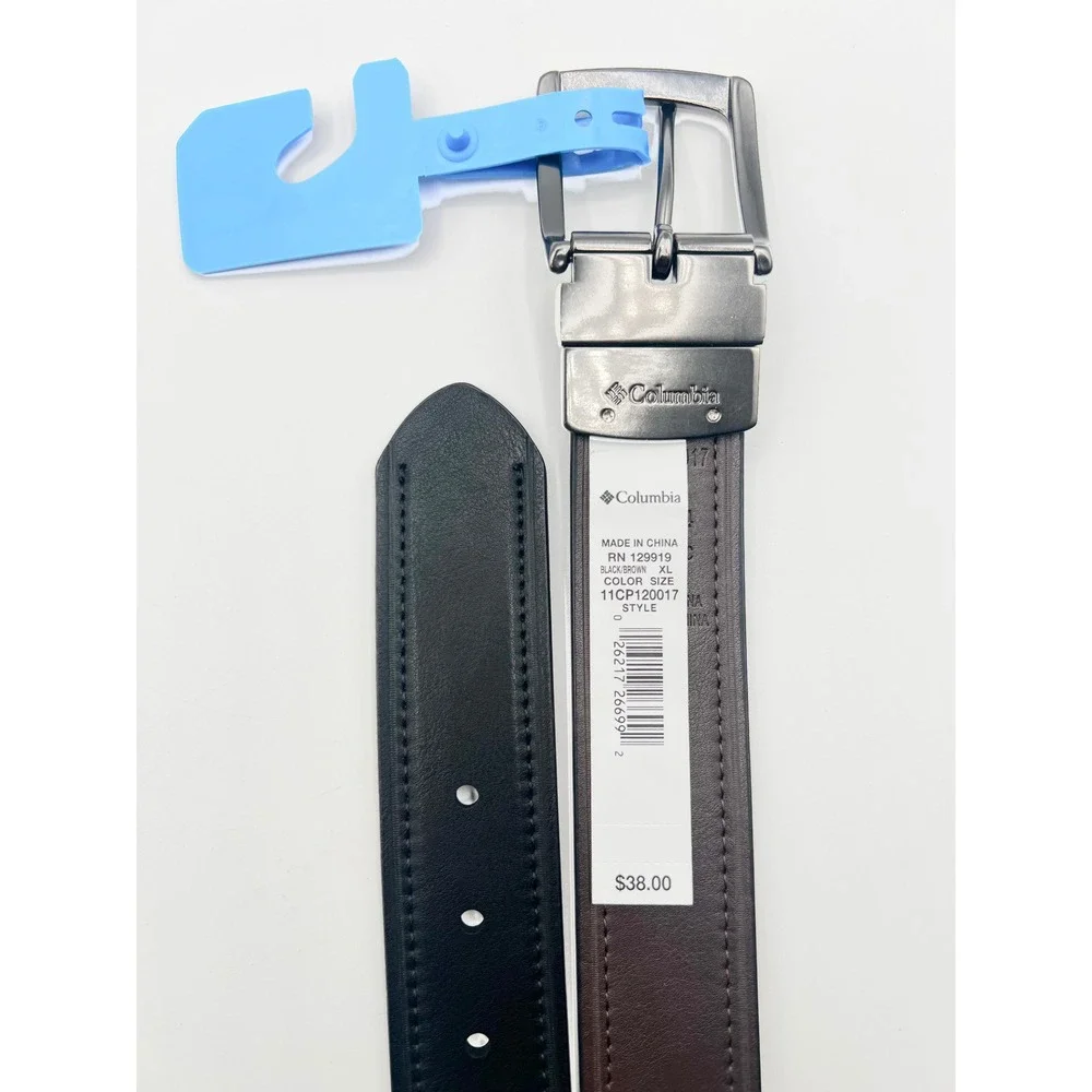 Columbia Mens Reversible Belt Brown Black XL 42-44 New‎ $38